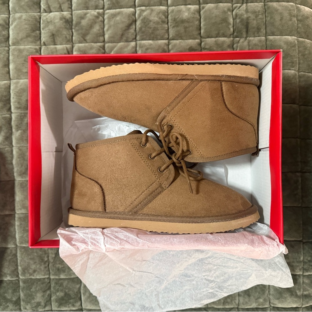 Tan Suede Ankle Boots